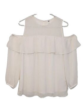 Old Navy cold shoulder,  off white,  cream color , xs
